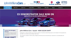 Desktop Screenshot of johnwilkinscars.co.uk