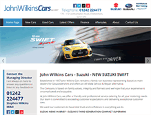 Tablet Screenshot of johnwilkinscars.co.uk